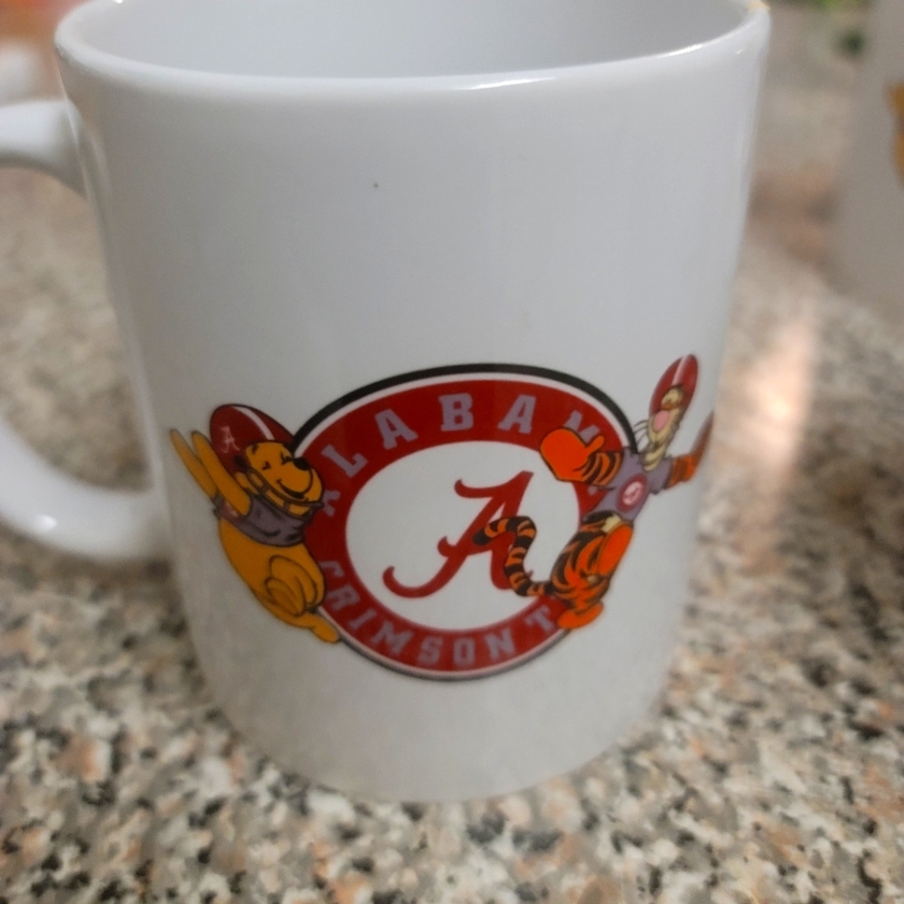 Set of 4 Alabama Crimson Tide Coffee Cups